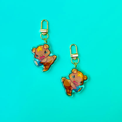 Callie Keychain (based on Berkeley Bear)