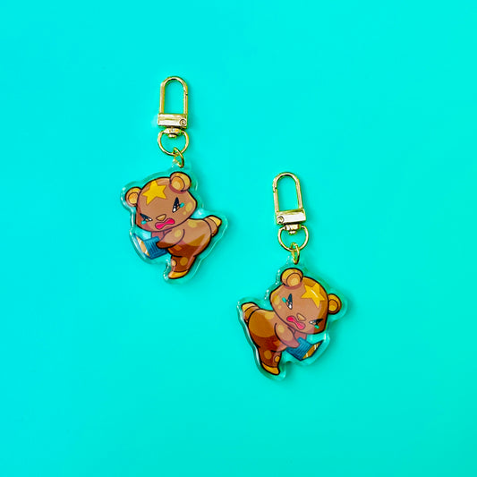 Callie Keychain (based on Berkeley Bear)