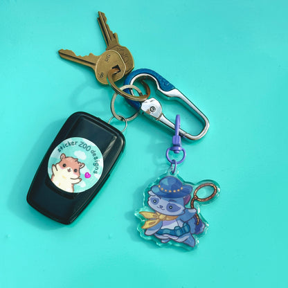 Ivvie Keychain (based on Santa Barbara Gaucho)