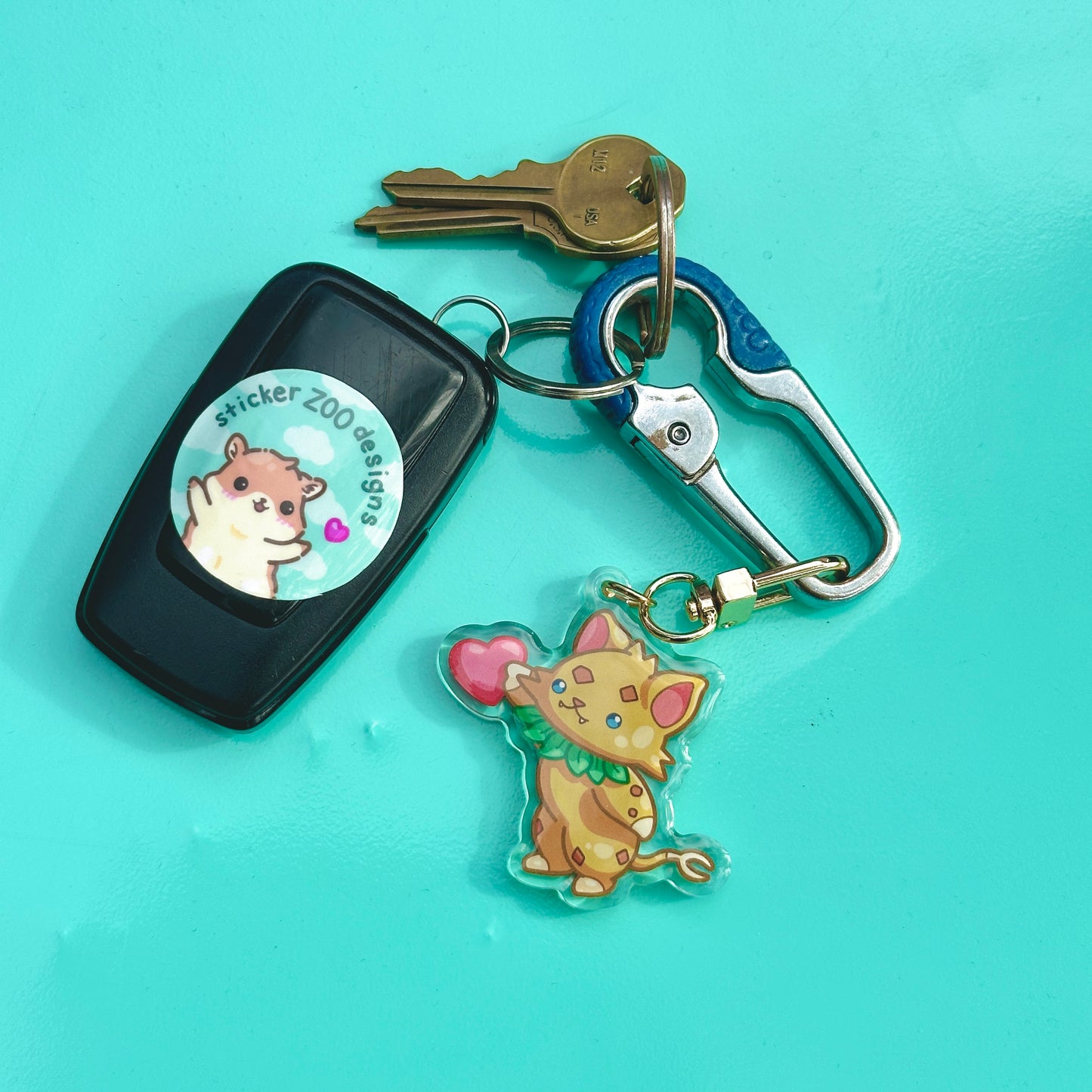 Kellie Keychain (based on Merced Bobcat)