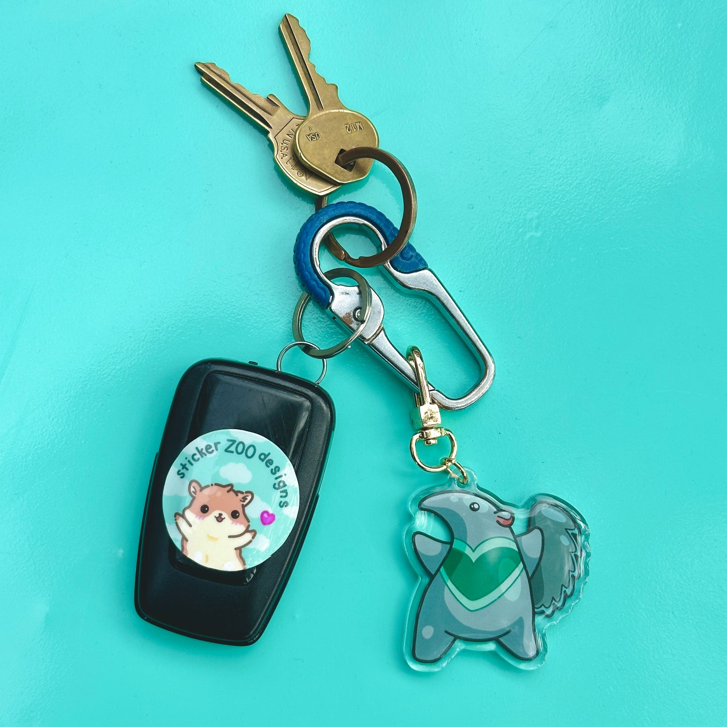 Pippie Keychain (based on Irvine Anteater)