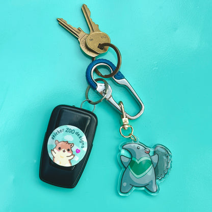 Pippie Keychain (based on Irvine Anteater)