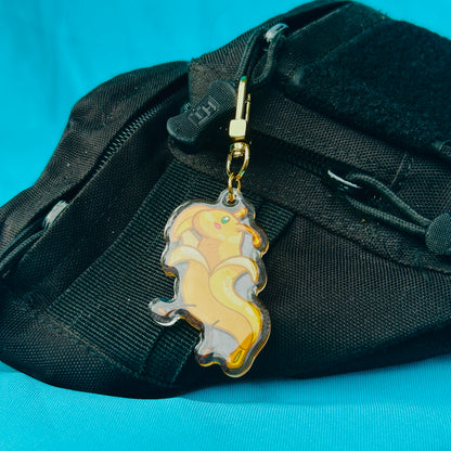 Sluggie Keychain (based on Santa Cruz Slugs)