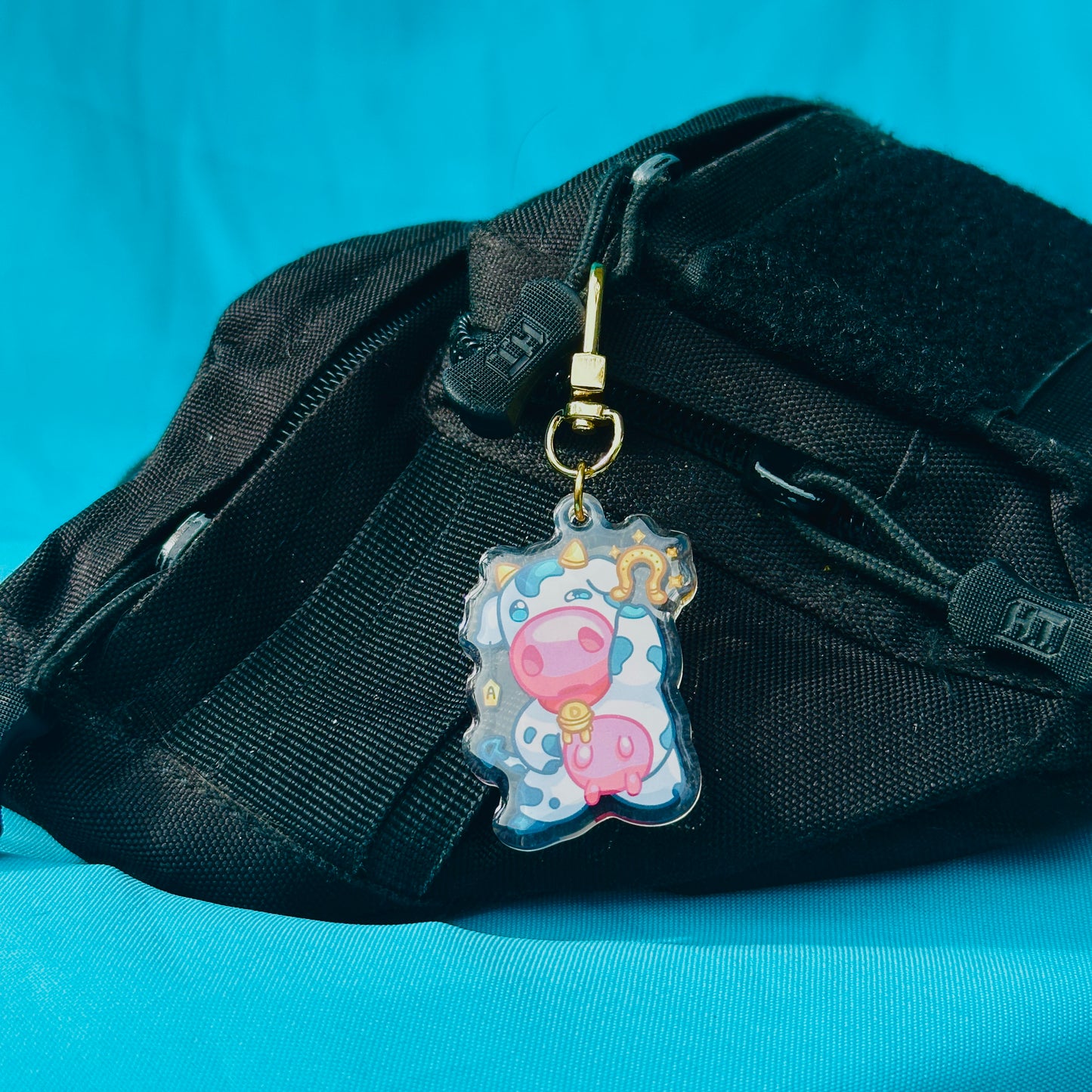 Syllie Keychain (based on Davis Cowtown)