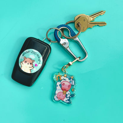 Syllie Keychain (based on Davis Cowtown)