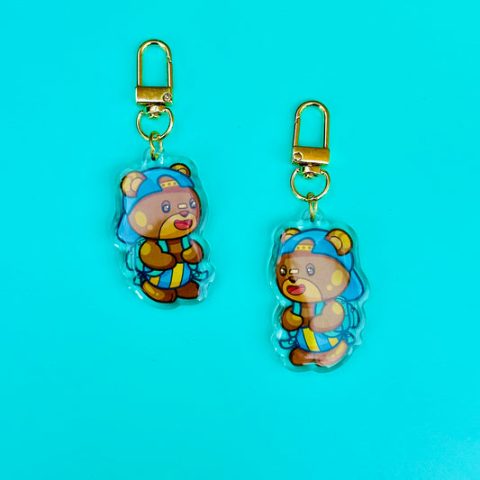 Woodie Keychain (based on UCLA Bruin)