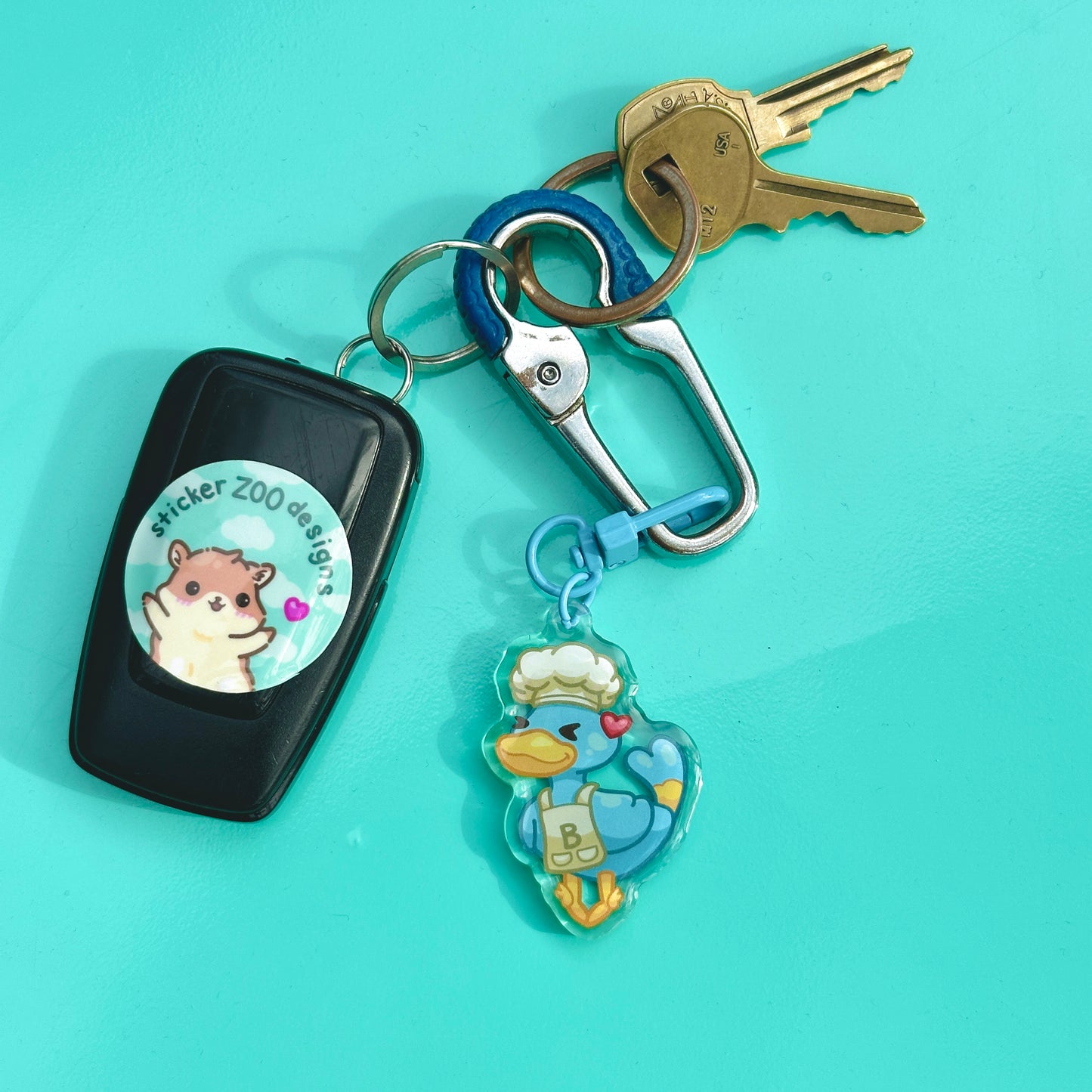 Bakie Keychain (based on Bakersfield Roadrunner)