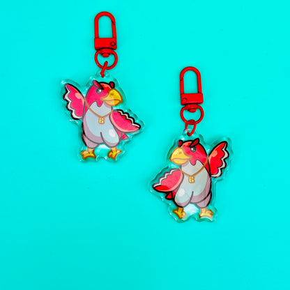 Ebbie Keychain (based on East Bay Falcons)