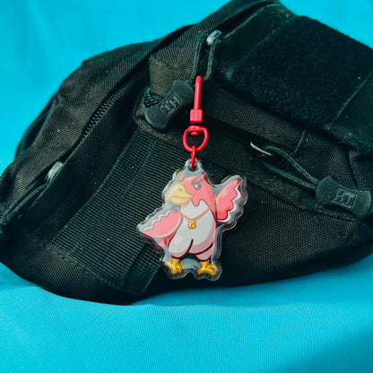 Ebbie Keychain (based on East Bay Falcons)