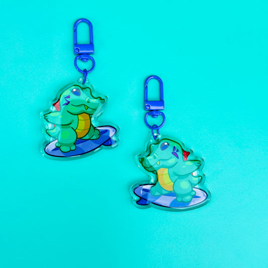 Frannie Keychain (based on SFSU Alligator)