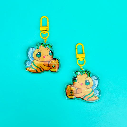 Hunnie Keychain (based on Sacramento Hornets)