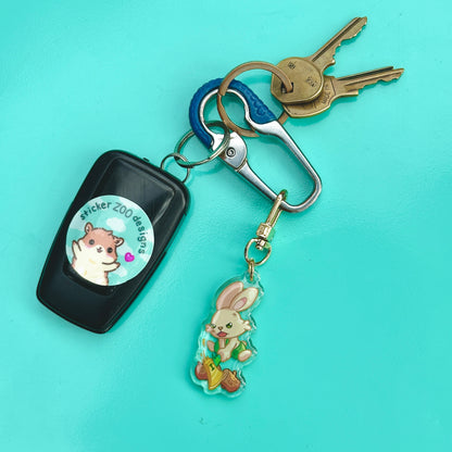 Jackie Keychain (based on Humboldt Lumberjack)