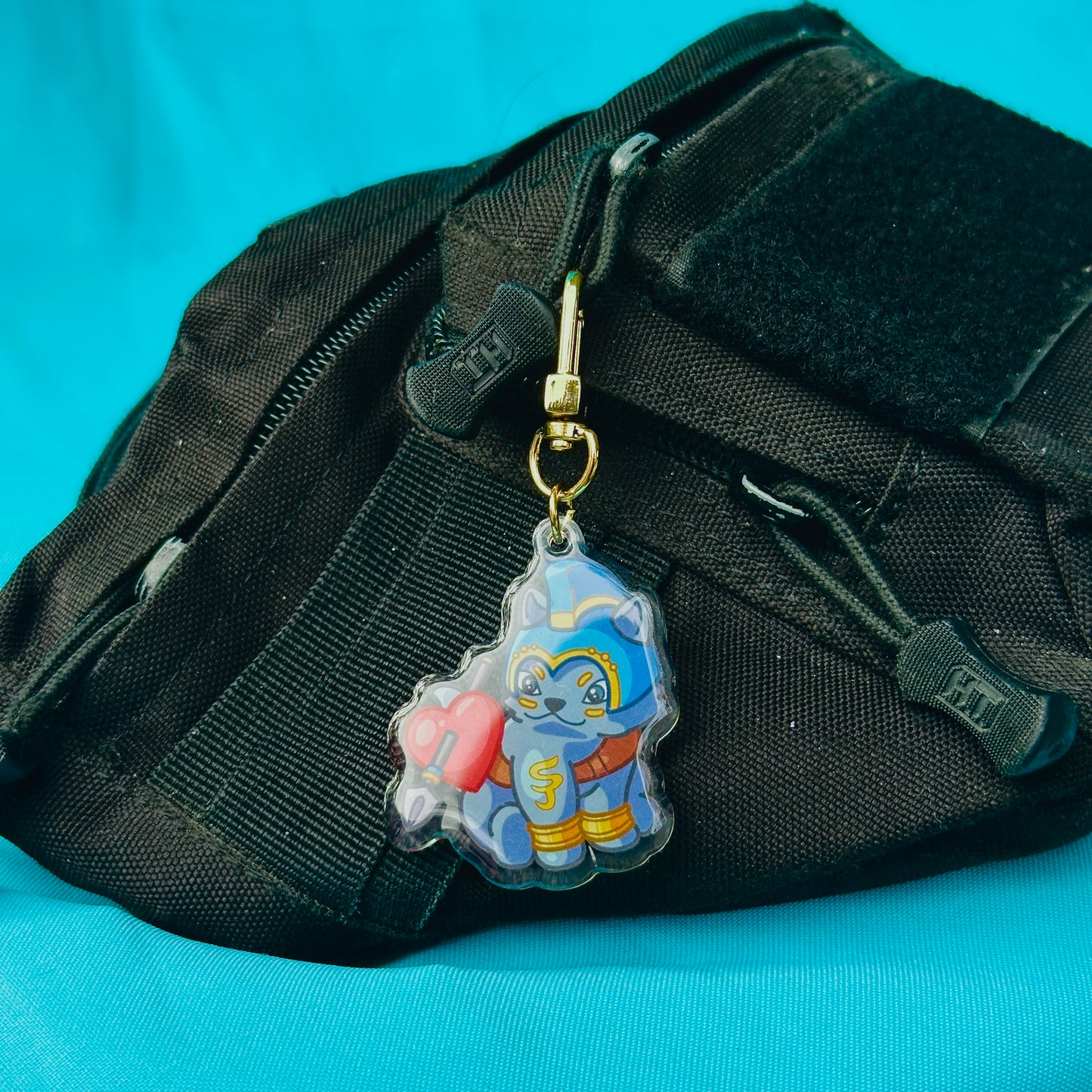 Josie Keychain (based on SJSU Spartans)