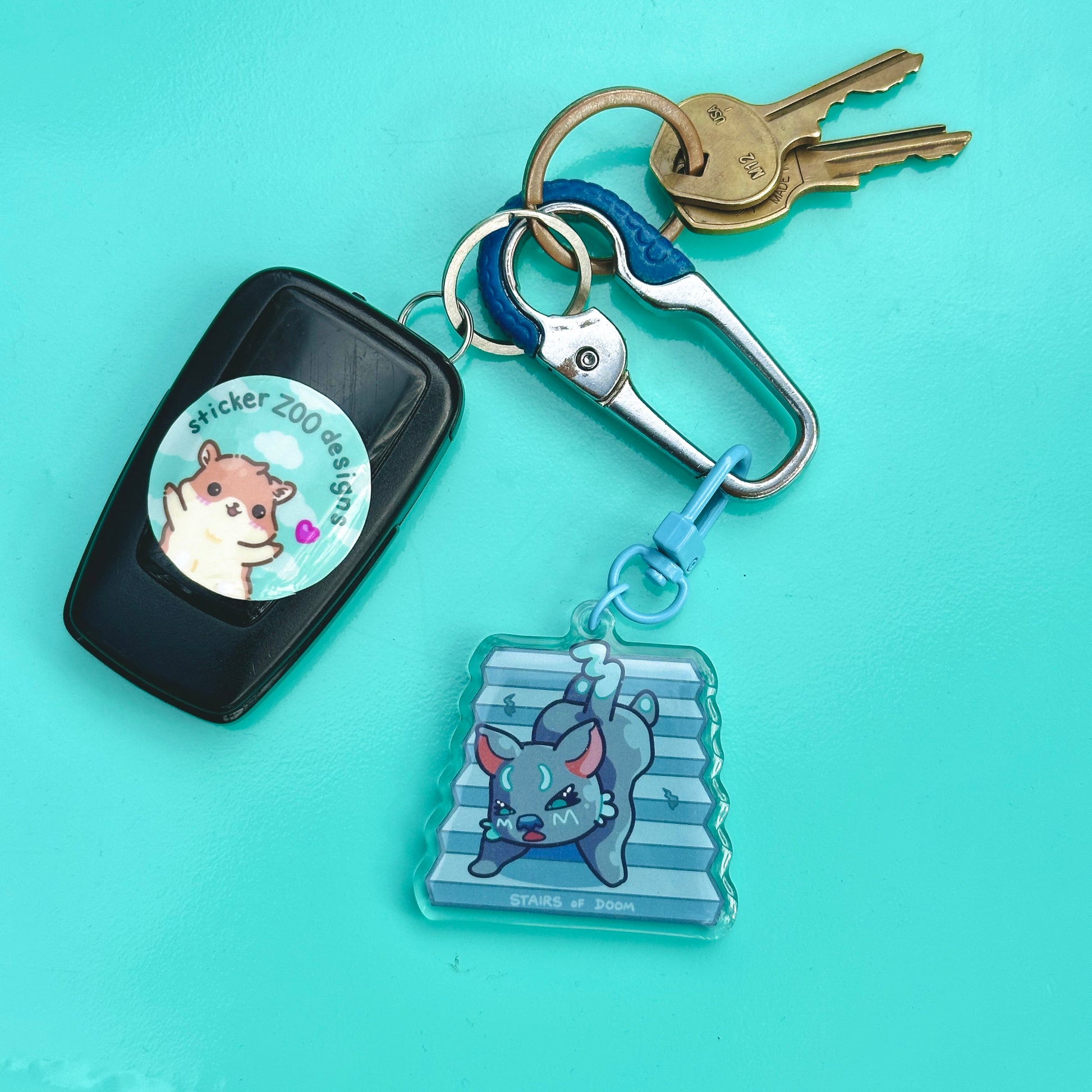 Markie Keychain inspired by Cougar – Sticker Zoo Designs