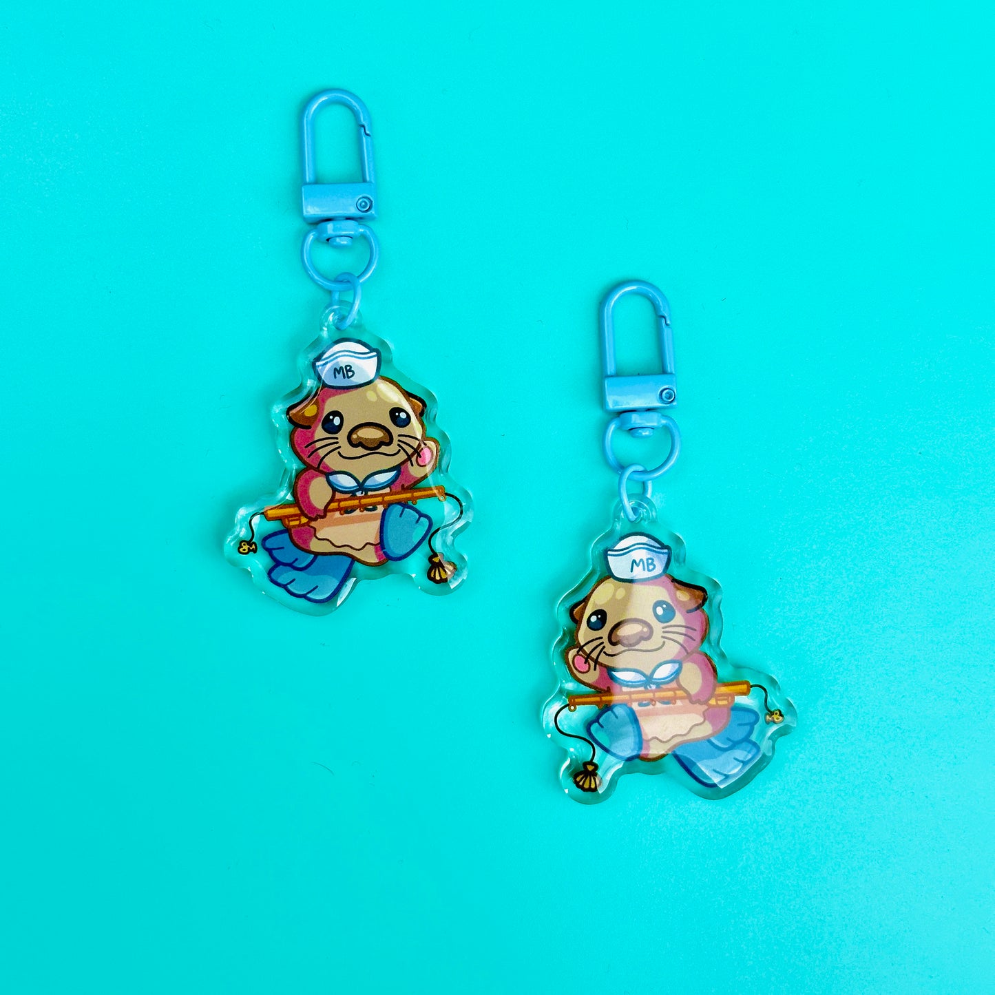 Ollie Keychain (based on Monterey Bay Otter)