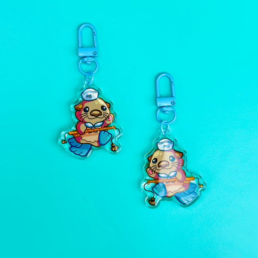 Ollie Keychain (based on Monterey Bay Otter)