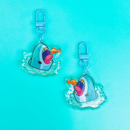 Sharkie Keychain (based on Long Beach Sharks)