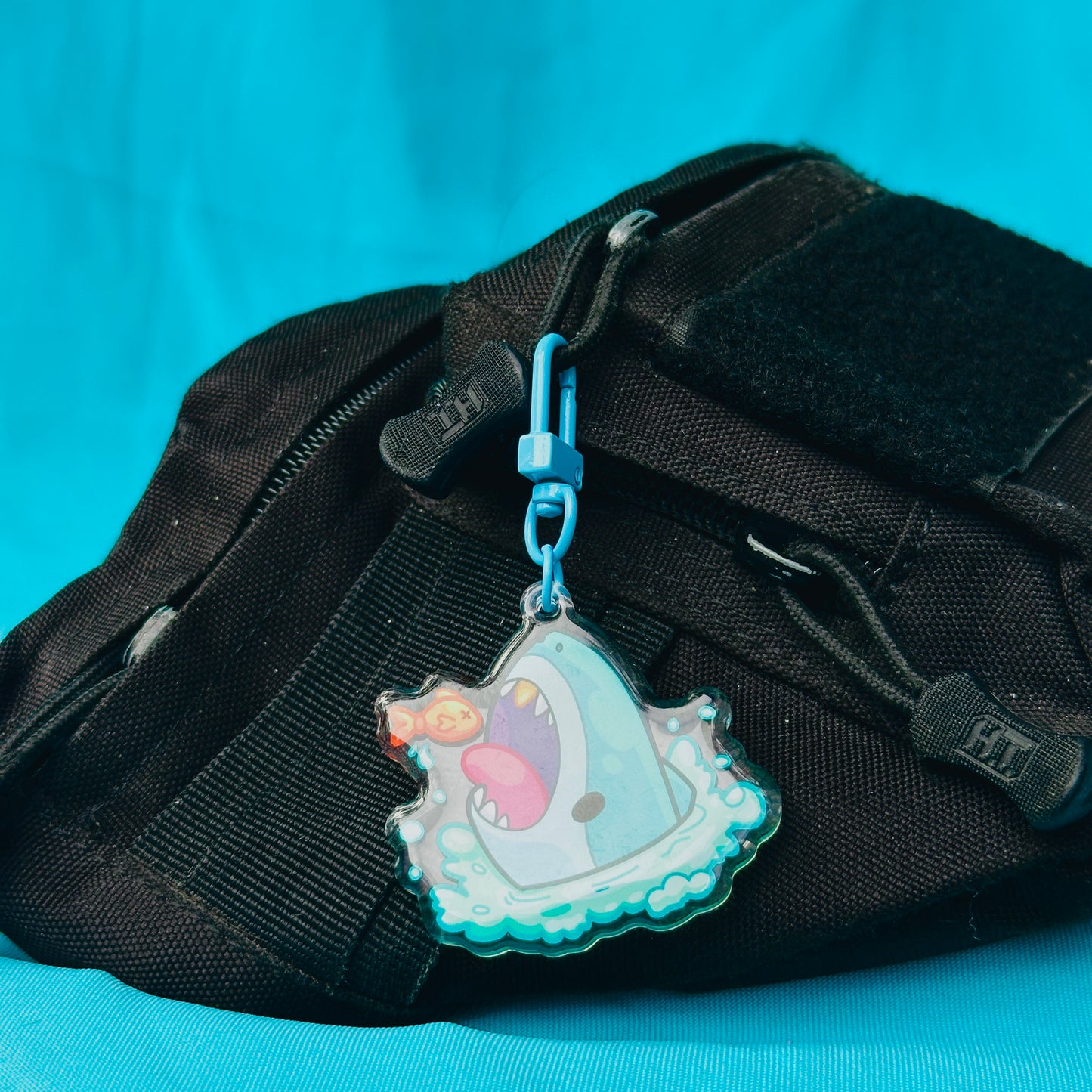 Sharkie Keychain (based on Long Beach Sharks)