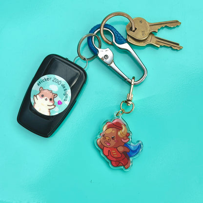 Sunnie Keychain (based on Northridge Matadors)