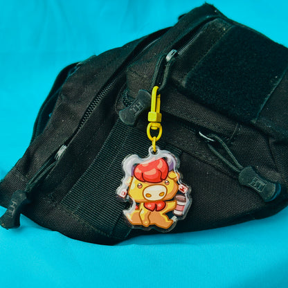 Torrie Keychain (based on Dominguez Hills Toros)