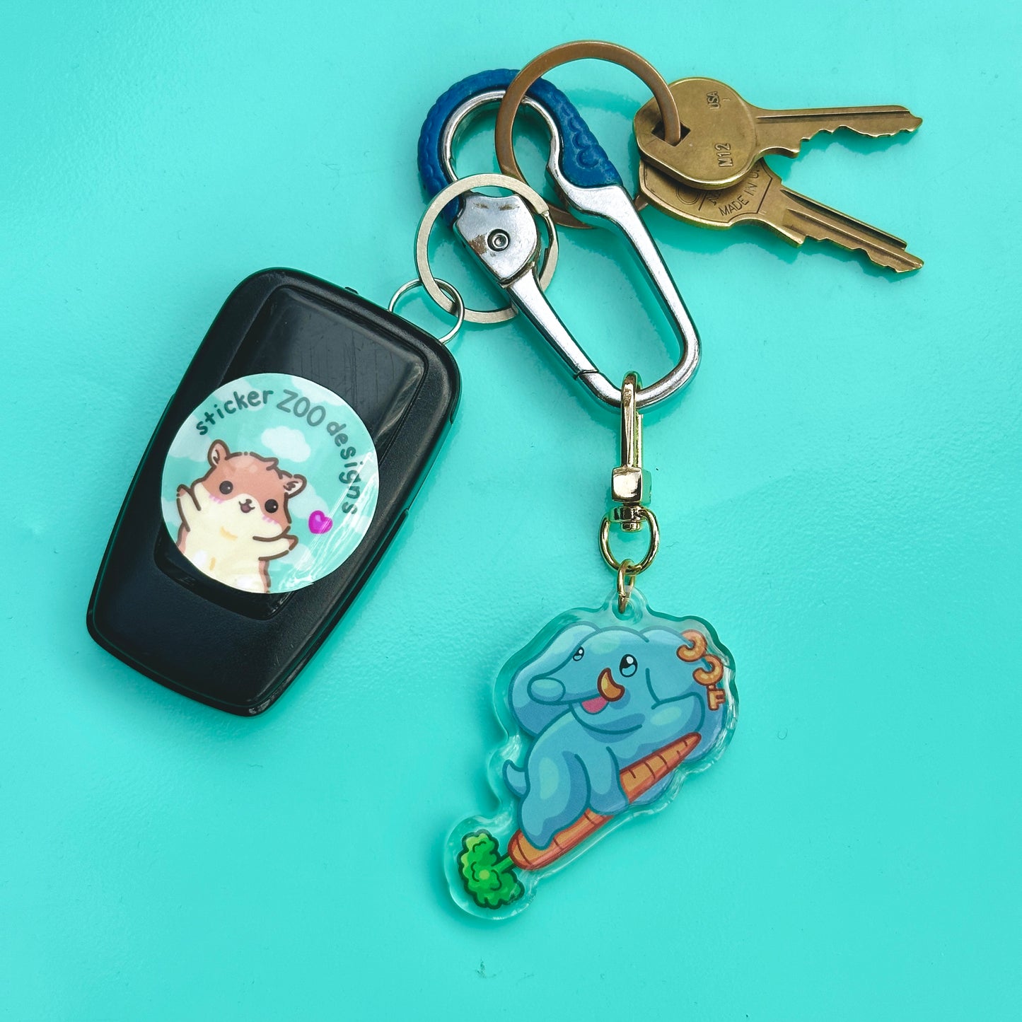 Tuskie Keychain (based on Fullerton Elephant)