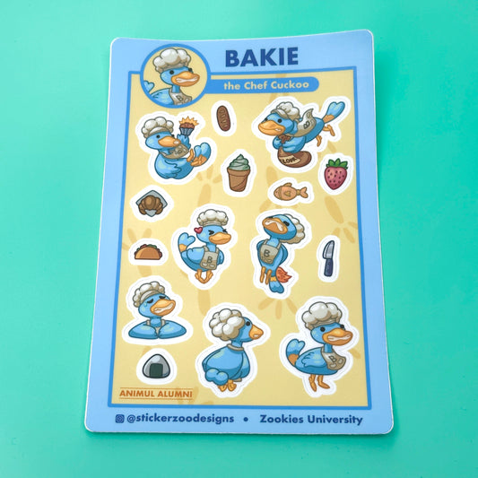 Bakie Sticker Sheet (based on Bakersfield Roadrunner)