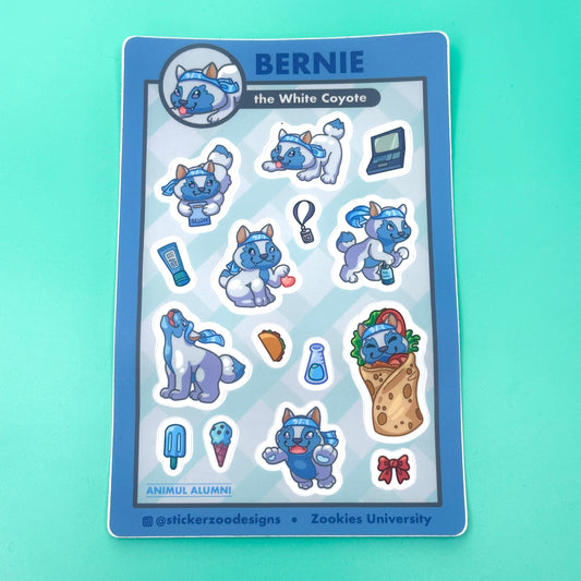 Bernie Sticker Sheet (based on San Bernardino Coyote)