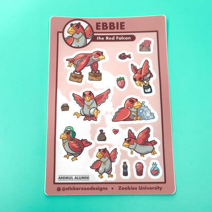Ebbie Sticker Sheet (based on East Bay Falcons)