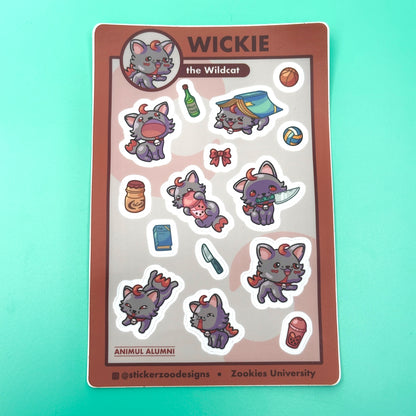 Wickie Sticker Sheet (based on Chico Wildcat)