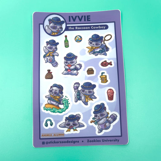 Ivvie Sticker Sheet (based on Santa Barbara Gaucho)