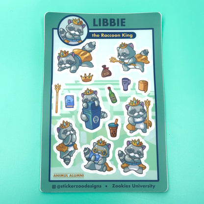 Libbie Sticker Sheet (based on San Diego Triton)