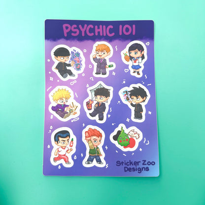 Psychic Sticker Psychic 101 Sheet – Sticker Zoo Designs