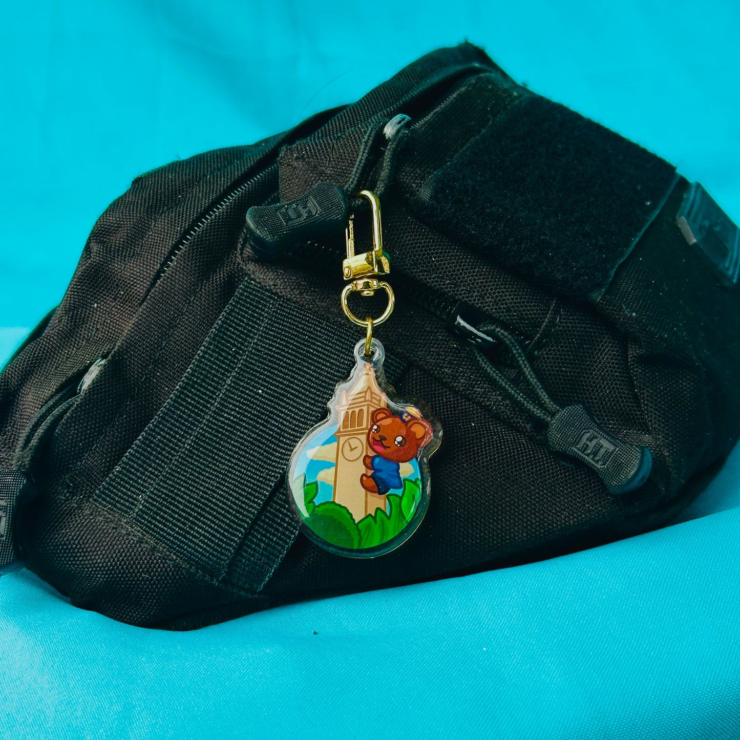 Bear Hugging On Tower (inspired by UC Berkeley)