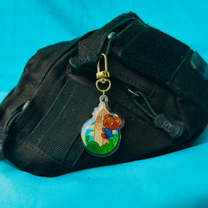 Bear Hugging On Tower (inspired by UC Berkeley)