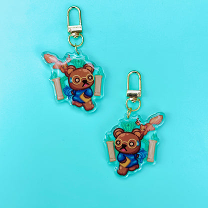 Bear Running Through Gate (inspired by UC Berkeley)