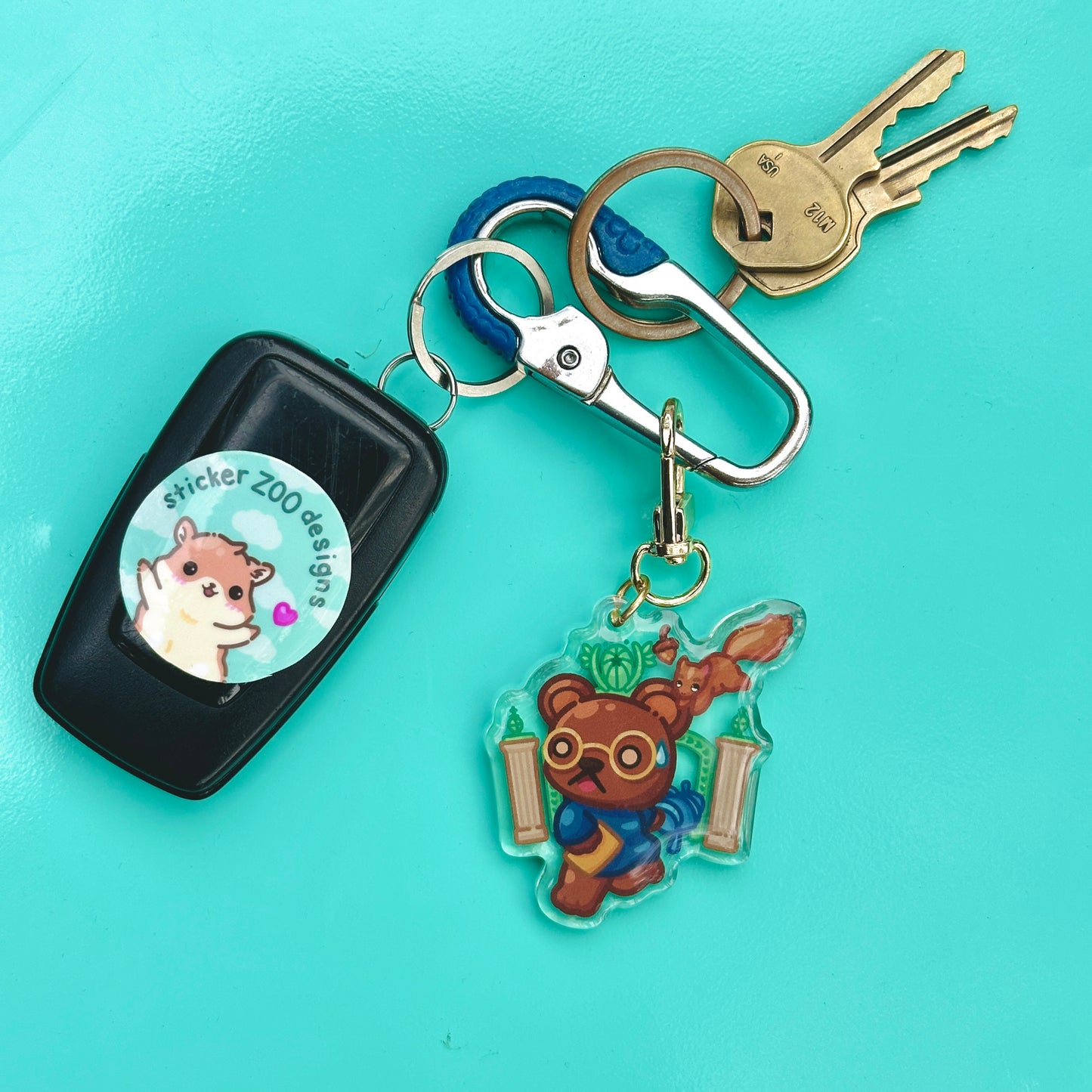 Bear Running Through Gate (inspired by UC Berkeley)