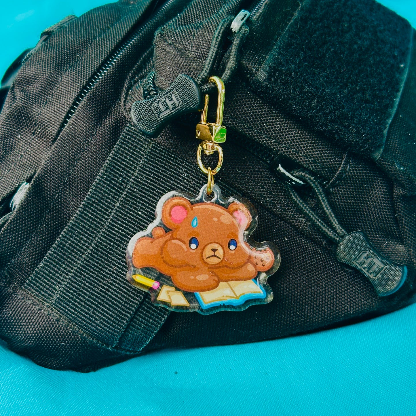 Bear Reading with Cookie (inspired by UCLA)