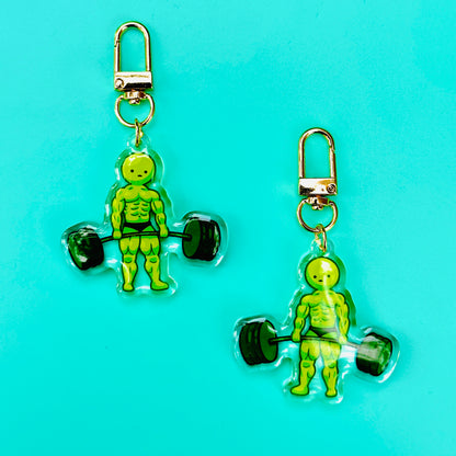 Buff Green Smisk Deadlifting