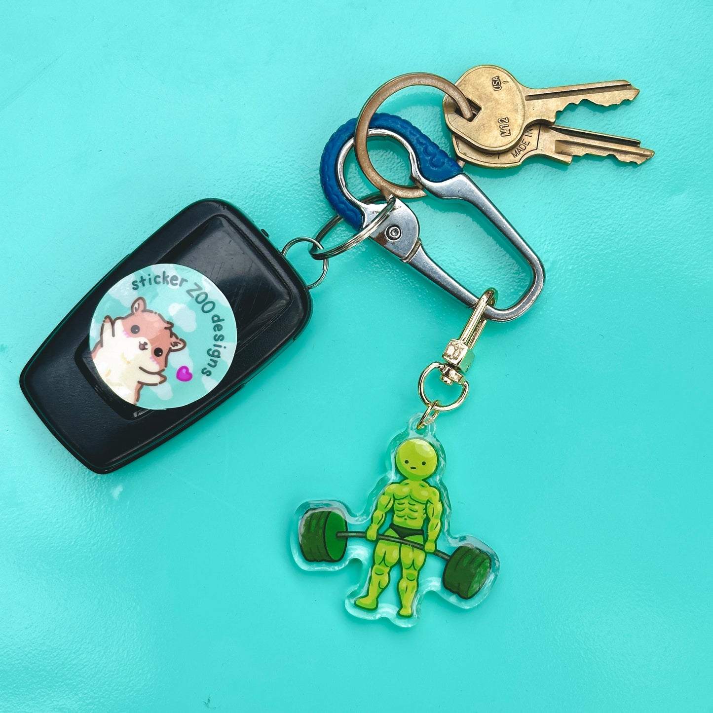 Buff Green Smisk Deadlifting