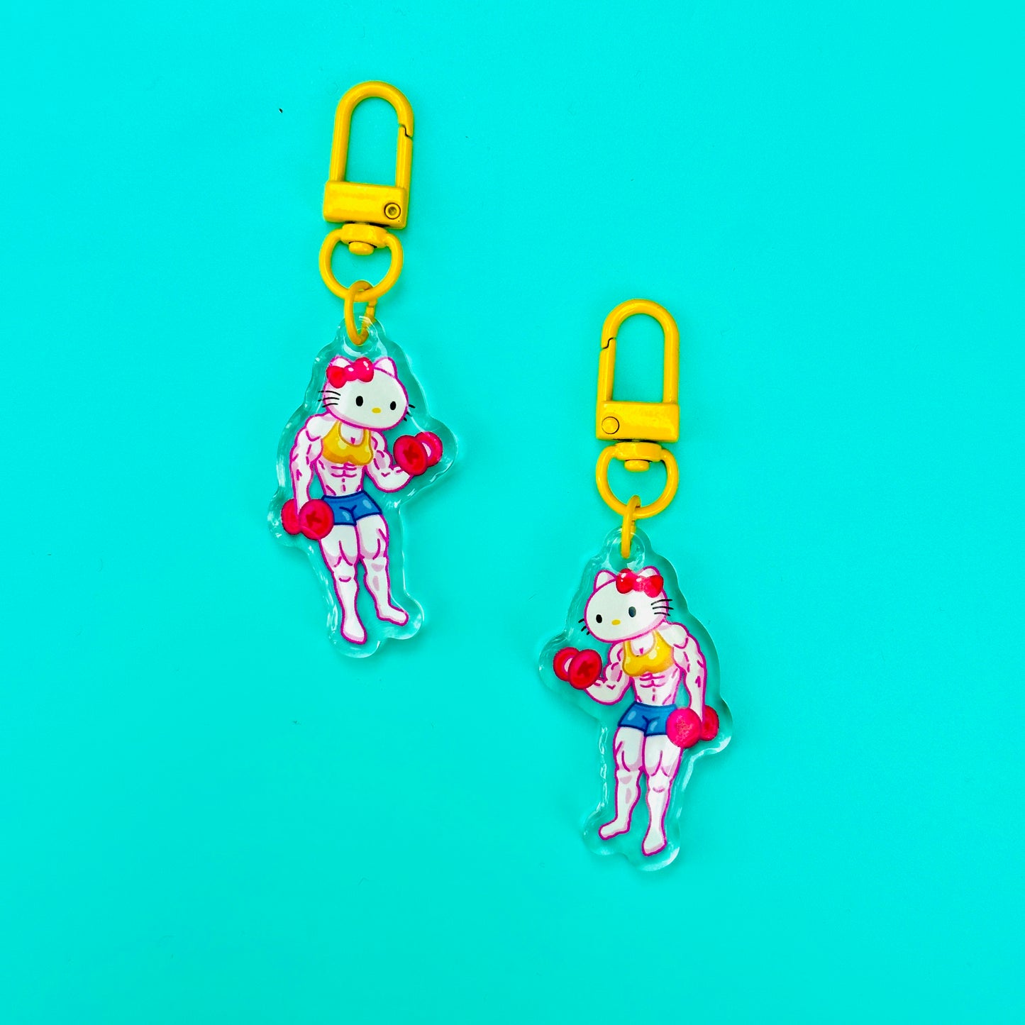 Buff Kitty Pumping Weights