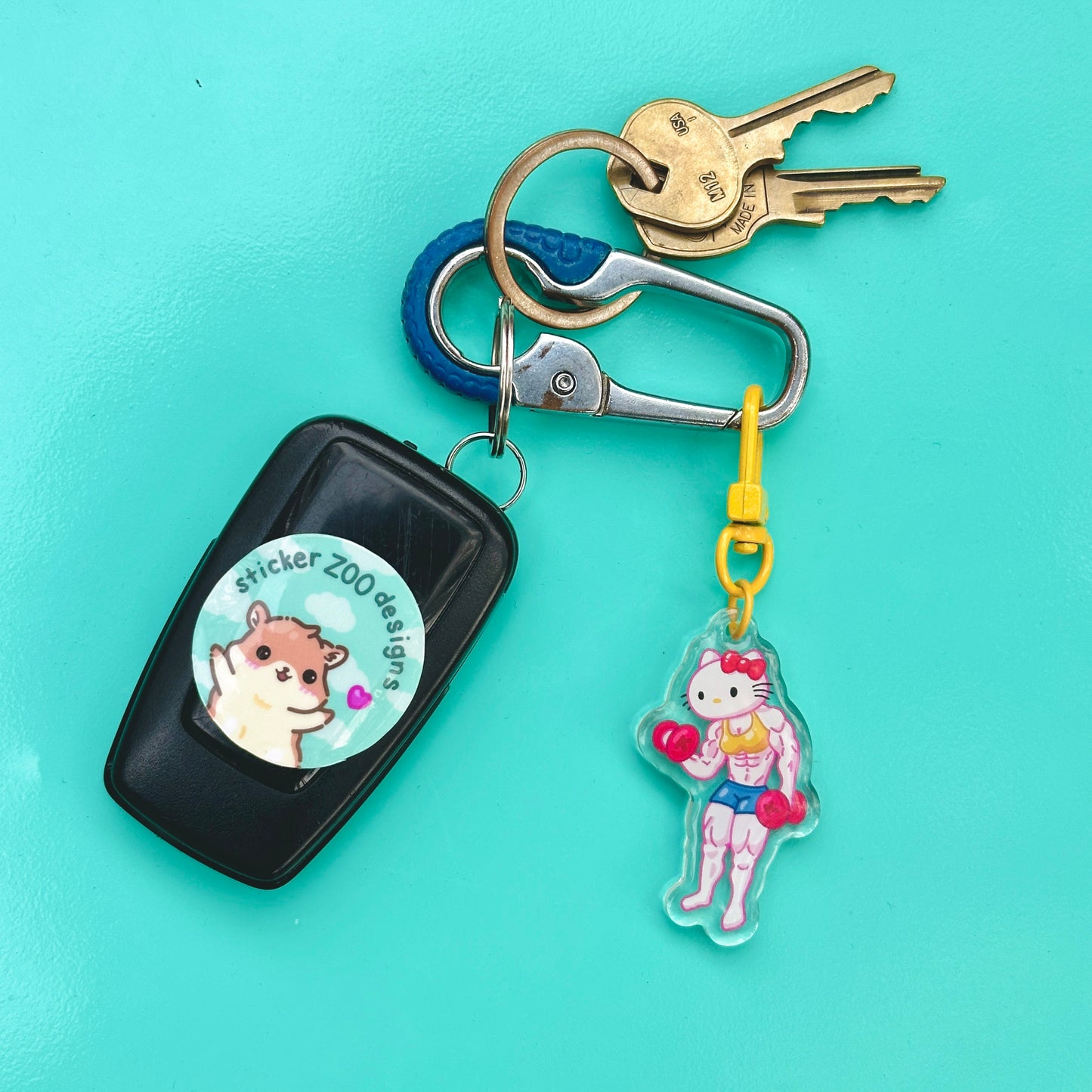 Buff Kitty Pumping Weights