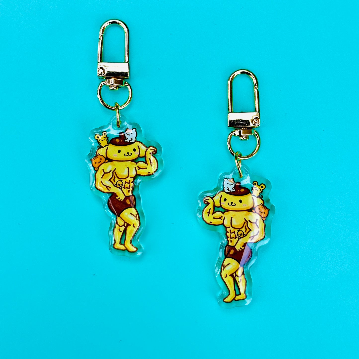 Buff Yellow Dog Posing