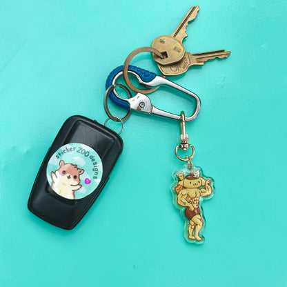 Buff Yellow Dog Posing