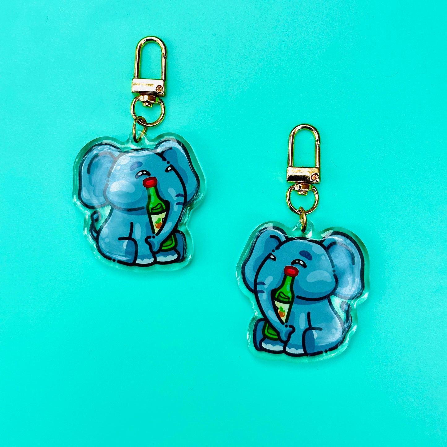 Elephant Grabbing Soju (inspired by CSU Fullerton)