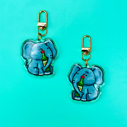 Elephant Grabbing Soju (inspired by CSU Fullerton)