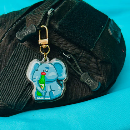 Elephant Grabbing Soju (inspired by CSU Fullerton)