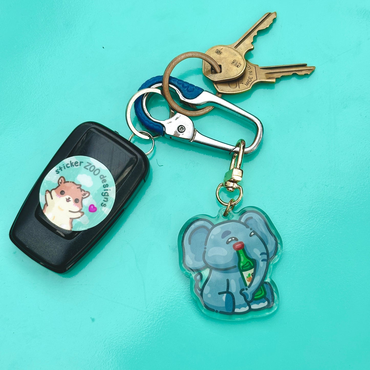 Elephant Grabbing Soju (inspired by CSU Fullerton)