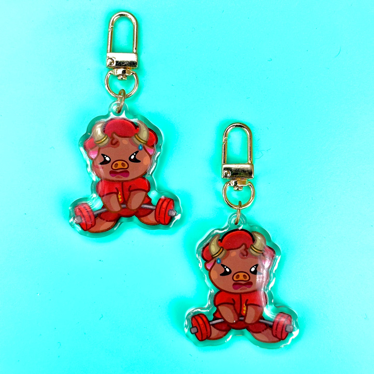 Matador Bull deadlifting heavy weights (inspired by CSUN)