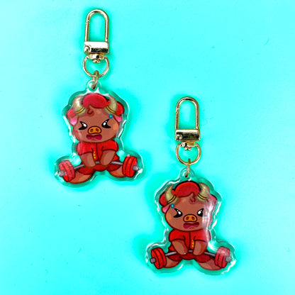 Matador Bull deadlifting heavy weights (inspired by CSUN)