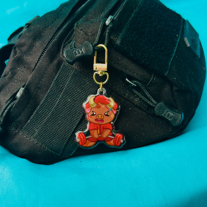 Matador Bull deadlifting heavy weights (inspired by CSUN)